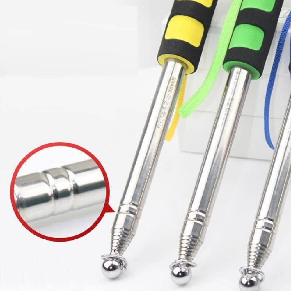 1PC Telescopic Teacher Pointer Stick – Retractable Classroom Whiteboard Pointer, Extendable Teaching Tool for Teachers, Guides and Coaches, Extends to 47.2 Inches（