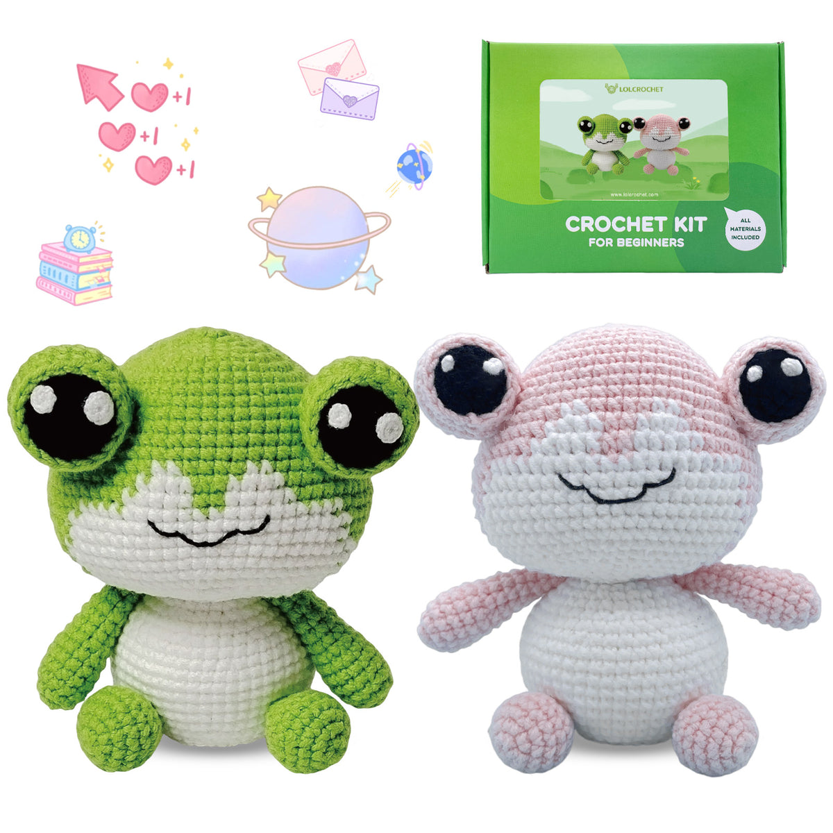 Big Eye Frog - Crochet Kit