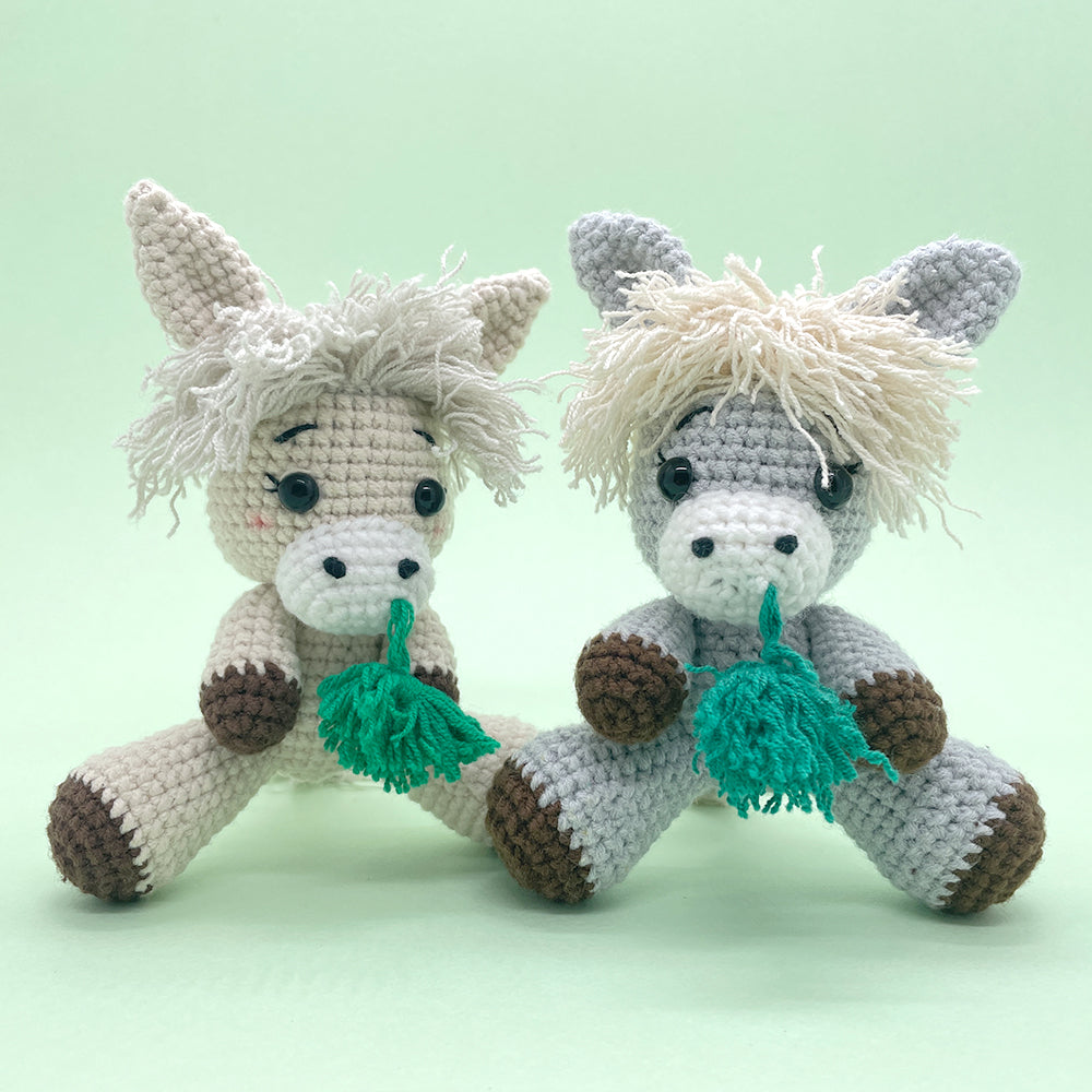 Grazing Donkey - Crochet Kit