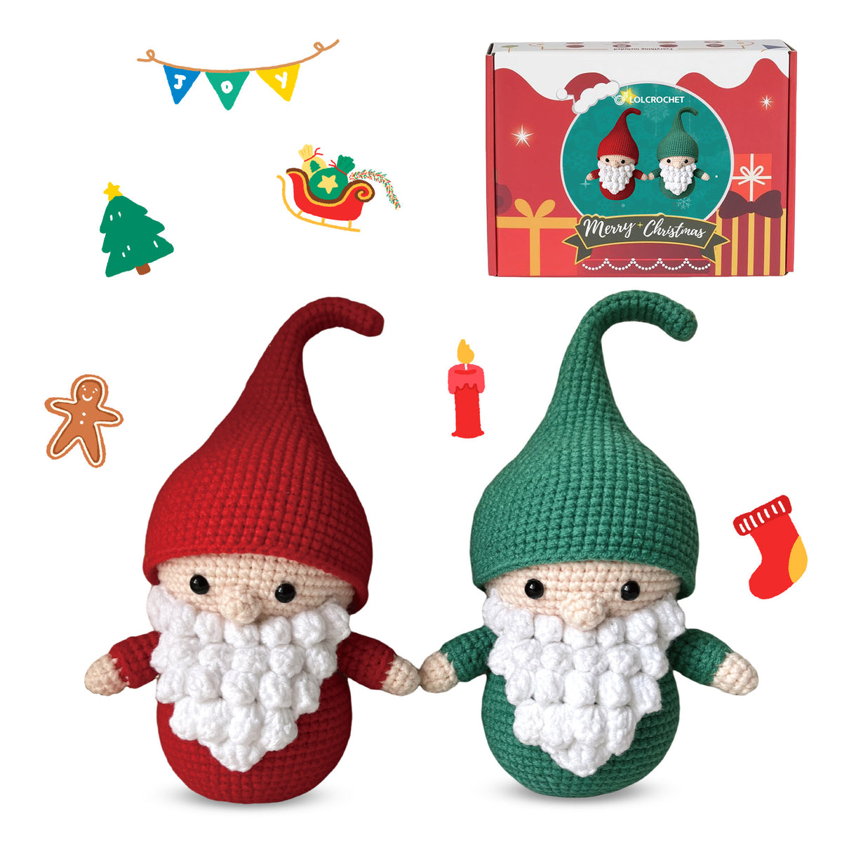 Gnome Couple - Crochet Kit