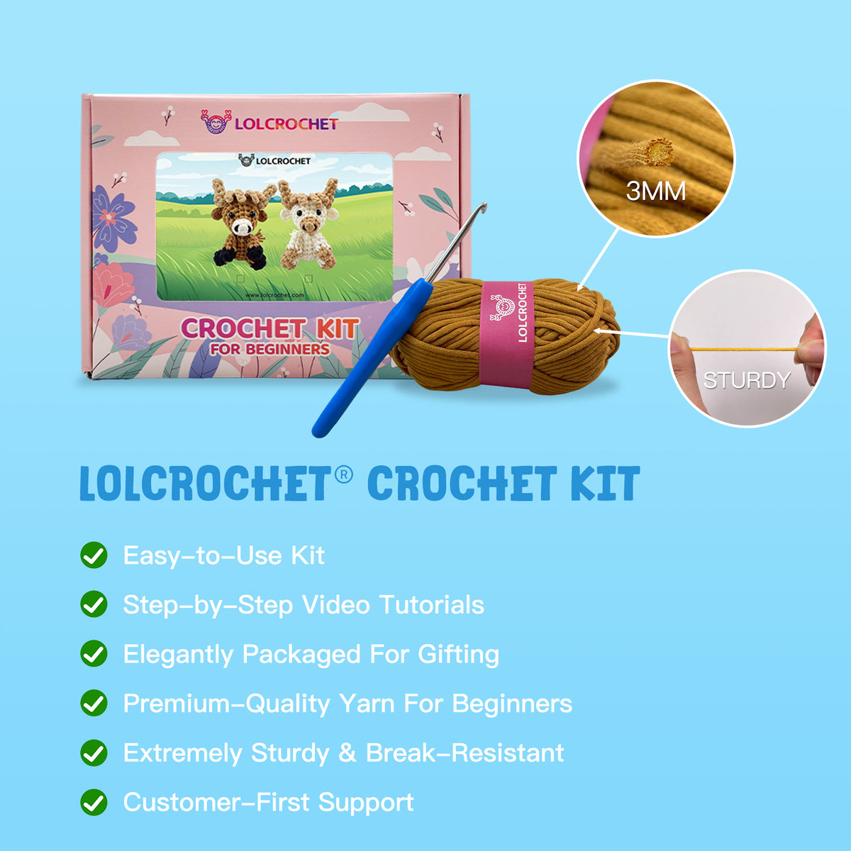 Sloth Couple - Crochet Kit