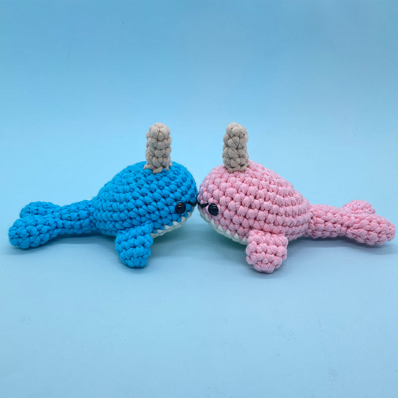 Narwhal Family - Crochet Kit