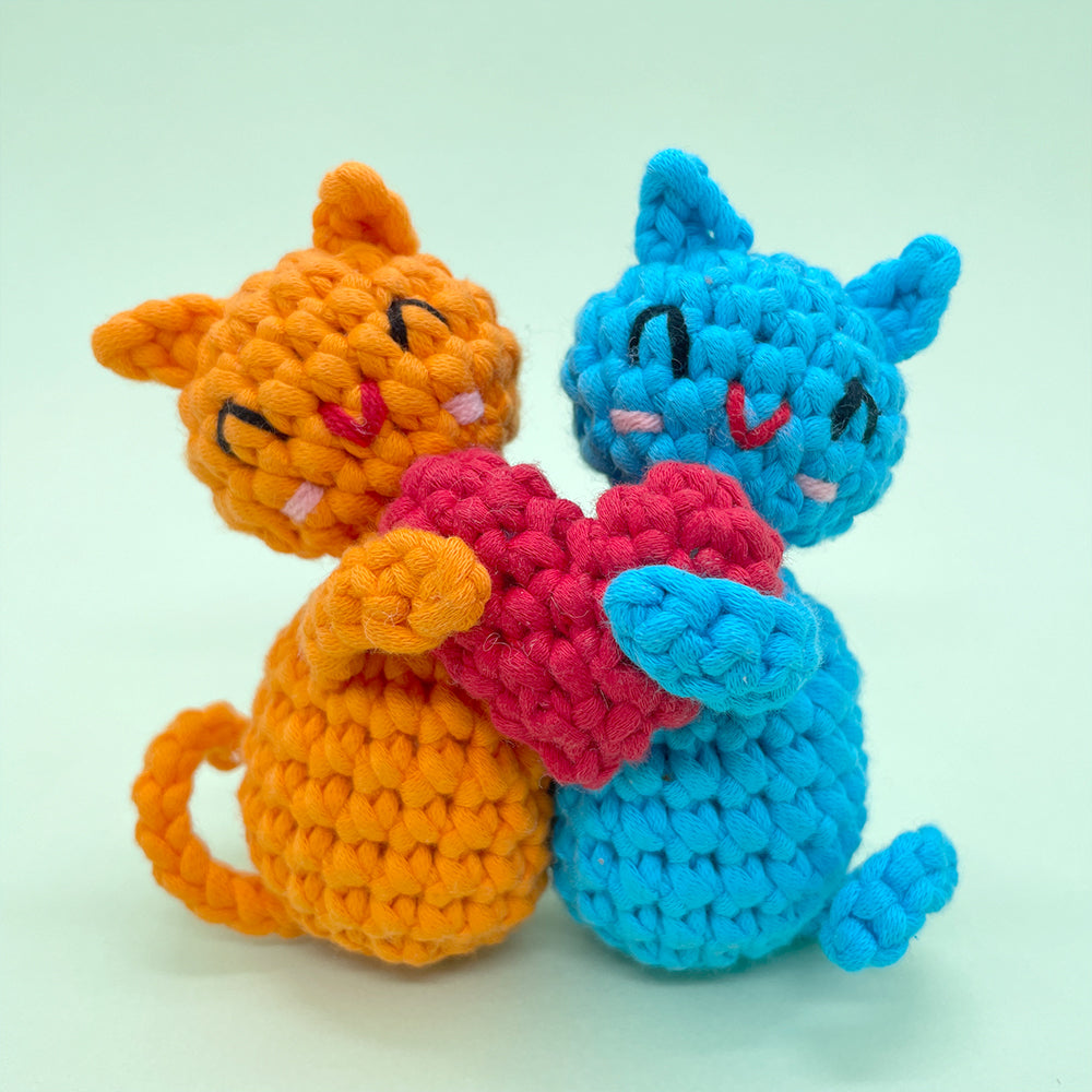 Cat Couple - Crochet Kit