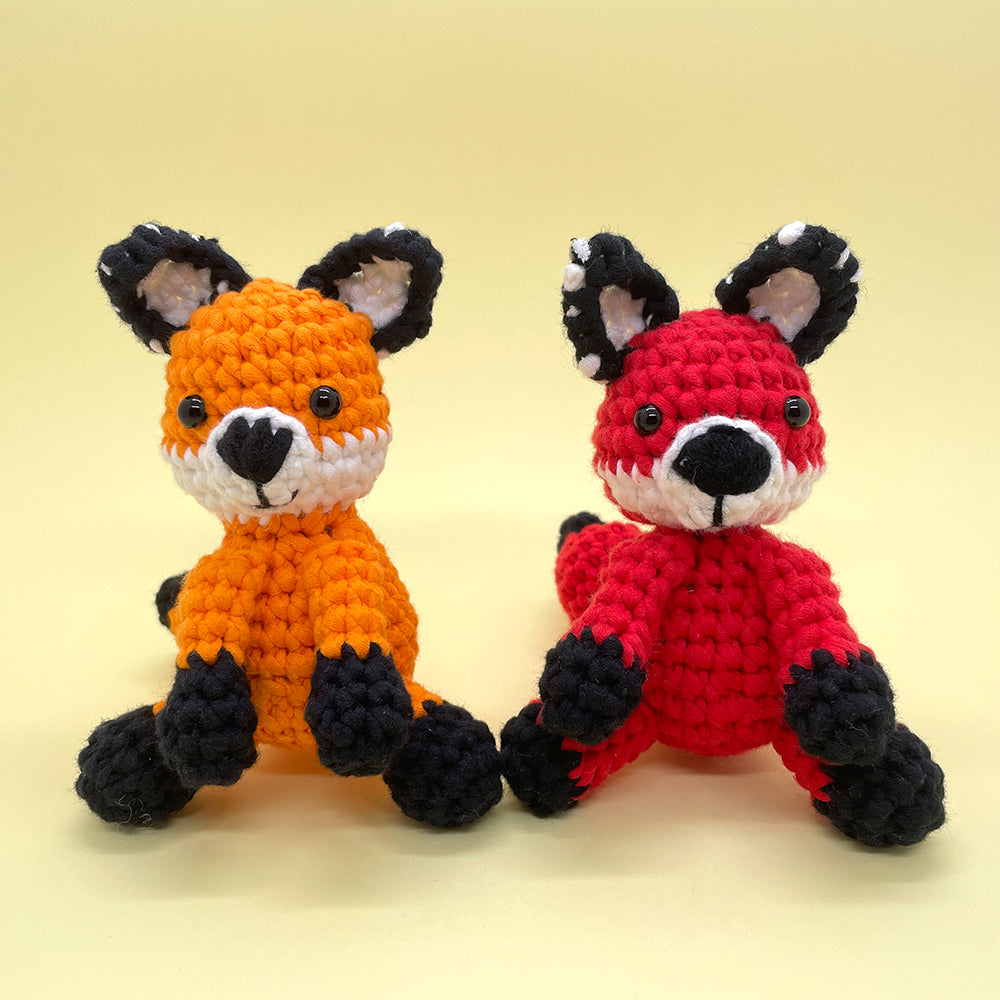 Fox Couple- Crochet Kit