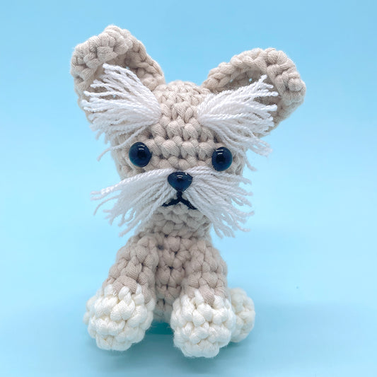 Cute Schnauzer Dog - Crochet Kit
