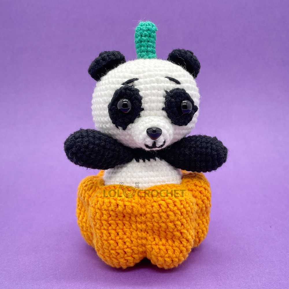 Pumpkin Panda - Crochet Kit