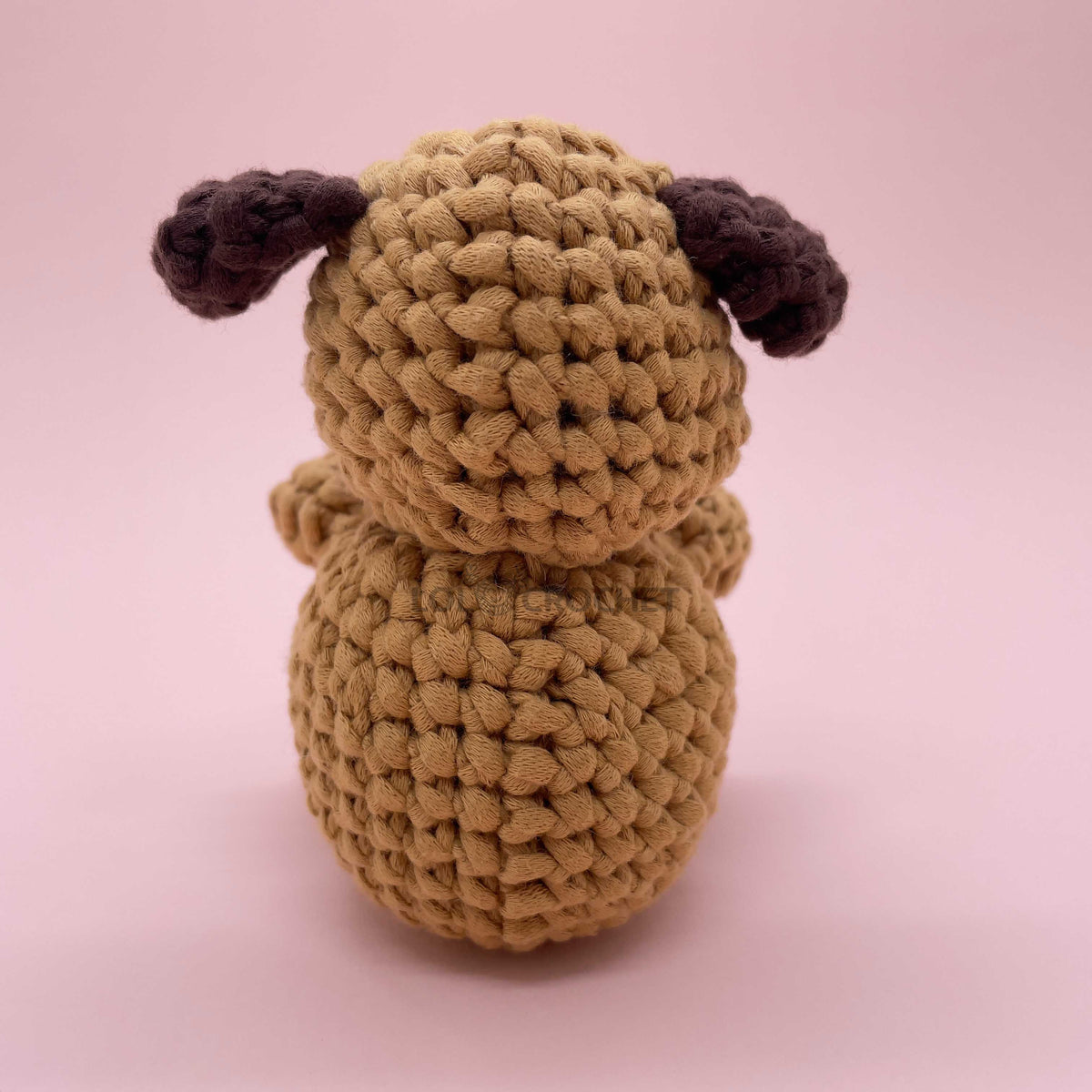 Brown Pug - Crochet Kit