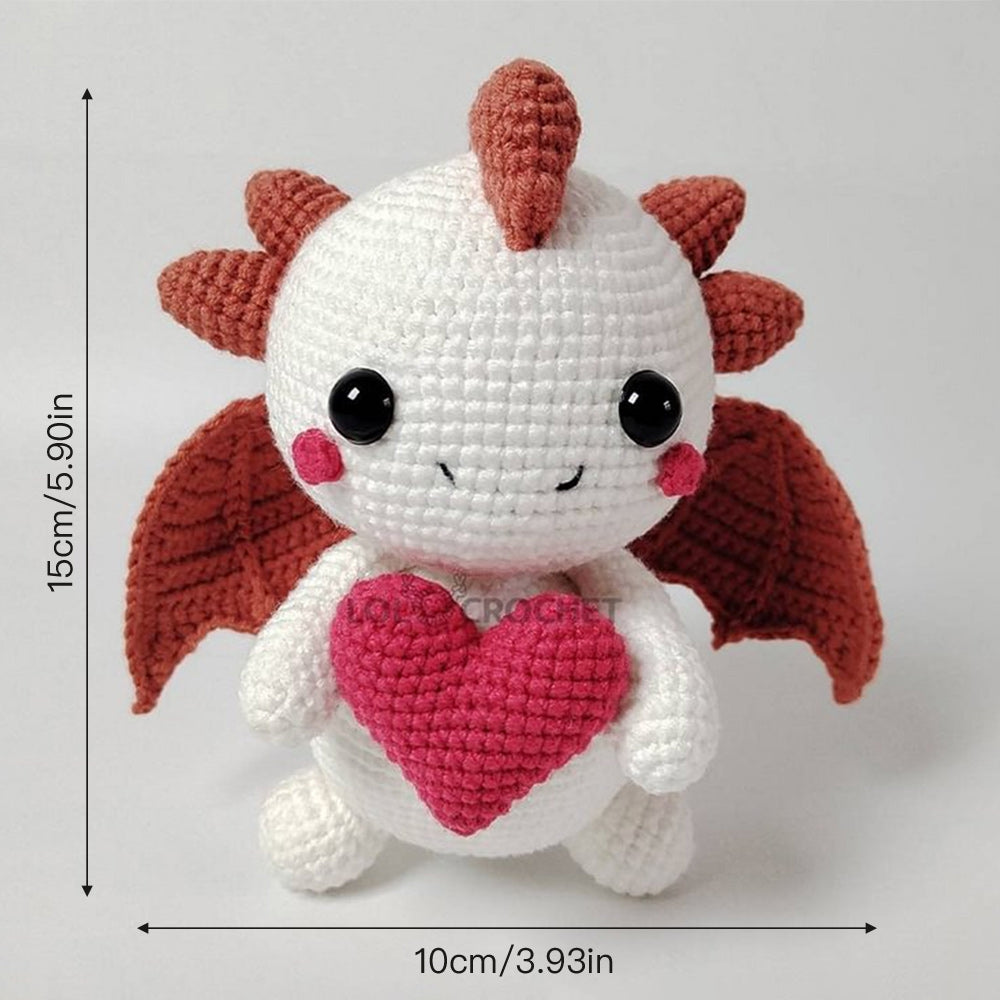 Red Love Dragon - Crochet Kit