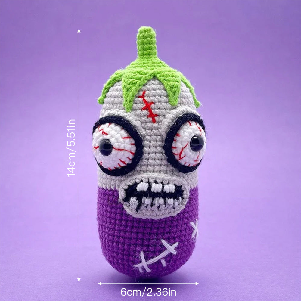 Zombie Vegetables 3-Piece Set - Crochet Kit